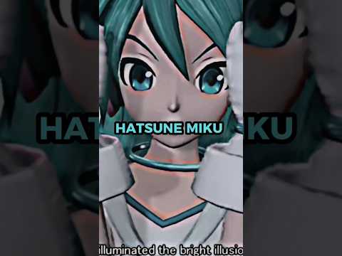 the real Hatsune Miku #miku #hatsunemiku #anime #mikumikudance #vocaloid