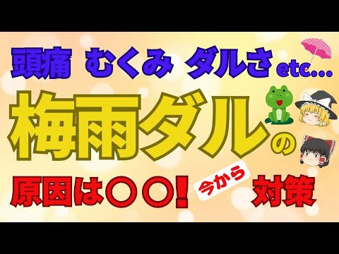 もうすぐジメジメの梅雨到来！頭痛、むくみ、だるさ、食欲不振、なんとなく優れない体調不良それにはちゃんと理由があるのです。梅雨ダルの原因はアレ！不快な梅雨を乗り切る食材で元気に過ごしましょ！