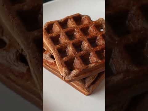 HEALTHY HOT CHOCOLATE PROTEIN WAFFLES RECIPE