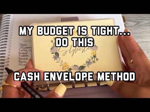 BUDGET BY PAYCHECK CASH ENVELOPE STUFFING | BUDGET PAYCHECK CASH SPENDING