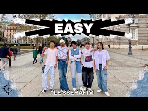 [KPOP IN PUBLIC SPAIN] LE SSERAFIM (르세라핌) - EASY - (BOYS VER.) {ONE TAKE} || DANCE COVER by GETSHINE