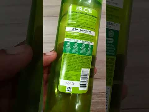 Garnier Fructis Sleek & Shine Conditioner and Shampoo Review