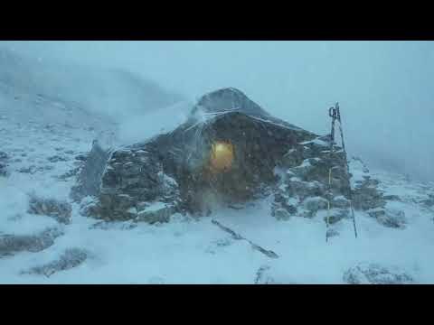 Relaxing Wind Sounds for Sleeping | Epic Blizzard Storm & Heavy Snofall | White Noise for Relaxing