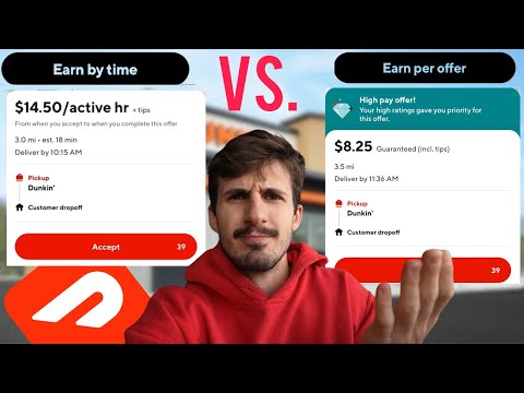 Doordash Earn By Time Vs. Earn Per Order (Top DASHER…)