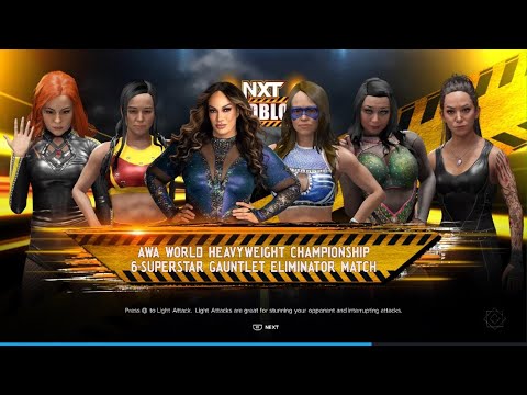 AWA roadblock 2024 ppv: 6 women elimination gauntlet match