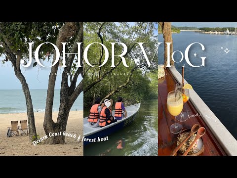 Johor vlog ⋆˙⟡♡  || Boat Cruise, Aesthetic Spots, & Tropical Smoothie Bowls! 🥥🍹☁️