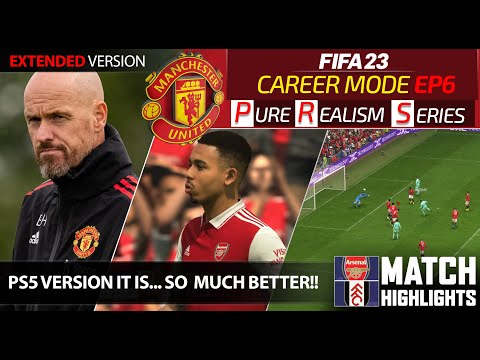 [TTB] FIFA 23 MAN UNITED CAREER EP 6 - A CHANGE OF PLANS!  - PS5 VERSION, TAKING ON ARSENAL, & MORE!