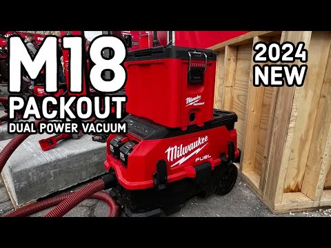 Milwaukee M18 FUEL PACKOUT  Dual Battery 9 Gallon Dust Extractor