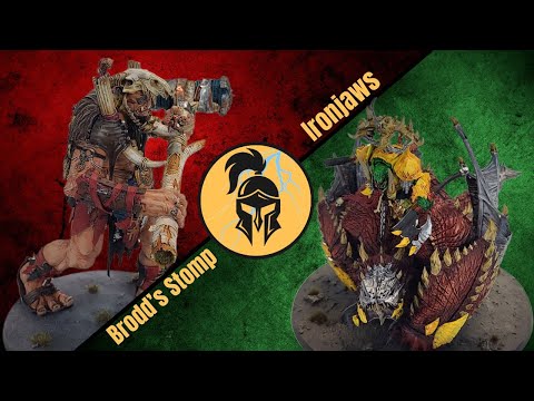 Age of Sigmar Battle Report: Ironjaws vs Sons of Behemat: BIG PIGS vs King Brodd's Stomp!!