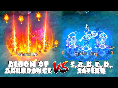 Rafaela Bloom of Abundance VS S.A.B.E.R. Savior Skin Comparison