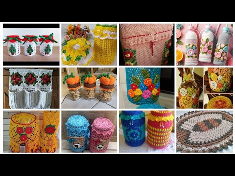 Ideas de patrones de crochet a mano muy atractivas y hermosas para decoraciones del hogar