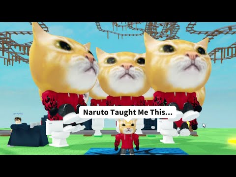 After Stronk Cat Learnt Clone Jutsu... (Roblox Cart Ride Admin Funny Moments)