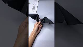 How to make origami bat 🦇😲 #shorts #youtubeshorts #art #origami #craft #diy #papercraft #handmade