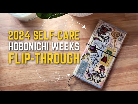 Hobonichi weeks selfcare journal Flip-through