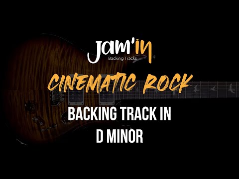 Cinematic Rock Guitar Backing Track in D Minor