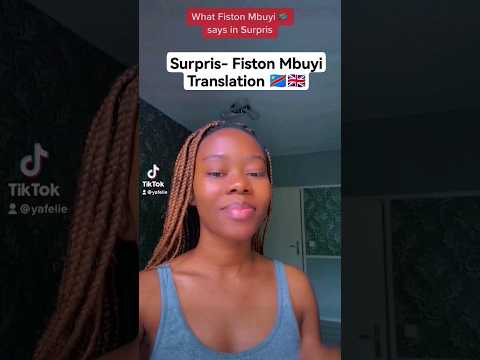 Surpris- Fiston Mbuyi Translation 🇨🇩🇬🇧 #FistonMbuyi #surpris #lingala #lingalalanguage #gospel