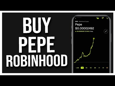 How to Buy PEPE on Robinhood (Crypto for Beginners)