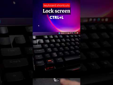 Lock Screen keyboard shortcuts tricks #computer #windows #keyboard #tricks