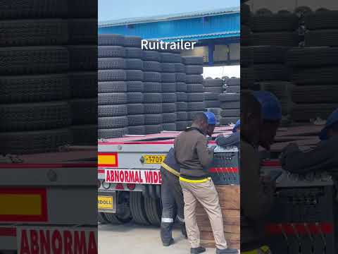 Transporte de cargas pesadas con un Mercedes Benz con remolque modular hidráulico #transportepesado