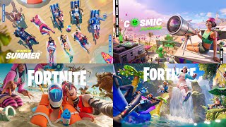 All Summer Event Trailers in Fortnite (2019 - 2023) ☀️