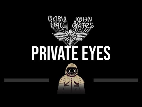 Hall & Oates • Private Eyes (CC) 🎤 [Karaoke] [Instrumental]