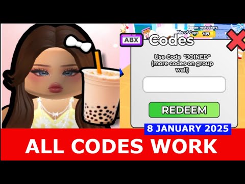 *ALL CODES* 🥤 Make Boba and Prove Mom Wrong [UPDATE!!!] ROBLOX | JANUARY 8, 2025