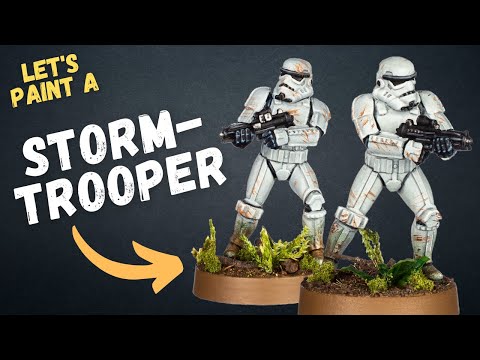 Paint a Perfect Stormtrooper! Star Wars Legion Miniature Tutorial