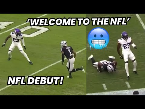 Andrew Booth 🔥 ‘ROOKIE’ NFL Debut Vs Raiders | Vikings vs Raiders Preseason Highlights (WR vs CB)