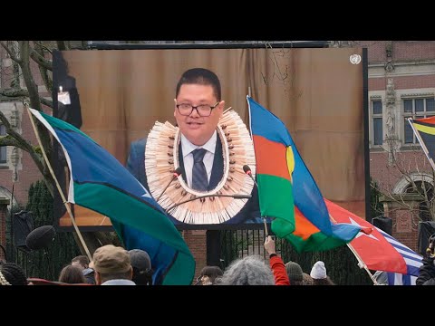 Julian Aguon of Blue Ocean Law | Pacific Frontline Communities in The Hague