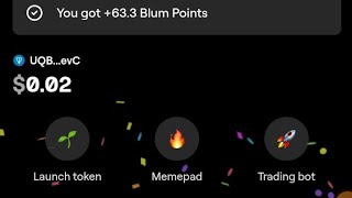 Blum launchpad update - How to trade on memepad, create your own token, new drop game & more info