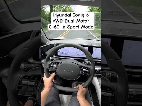 Hyundai Ioniq 6 | 0-60 Acceleration in Sport Mode