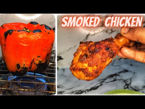 Smoked Bell Pepper Chicken recipe | Smoked Chicken recipe | Dry Chicken recipe by Paradise Feast