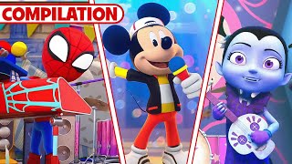 Disney Junior Songs Compilation 🎶 | Dance with Mickey Mouse, Minnie Mouse & MORE | @disneyjr