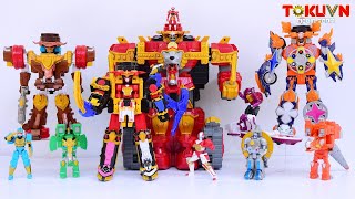 All DX Gattai Shuriken Sentai Ninninger 2015! DX 手裏剣戦隊ニンニンジャー!  Power Rangers Ninja Steel (60fps)