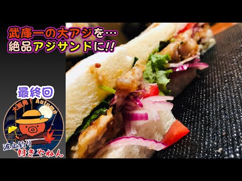 【最終回】武庫一の大アジ&大サバを食す!!【武庫川渡船】