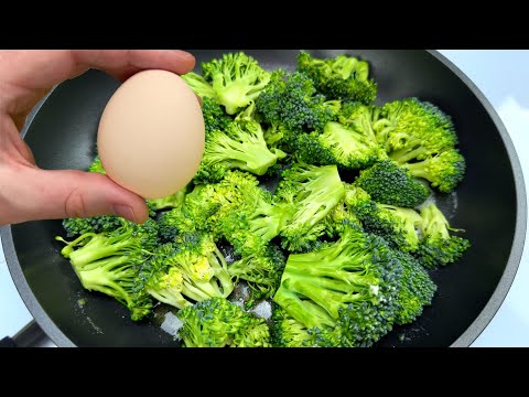 Broccoli and eggs! An incredibly delicious way to prepare broccoli! # 282