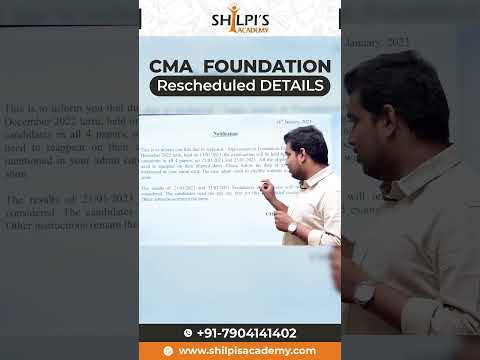 CMA Foundation Rescheduled Details #shorts