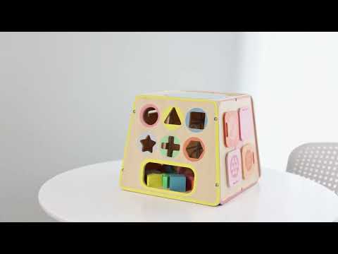 撥珠系列❤創意百寶箱 Arty Activity Cube《20165》周歲禮物【德國ClassicWorld客來喜經典木玩】#classicworldtoys #德國木玩具 #全球50國孩子都在玩