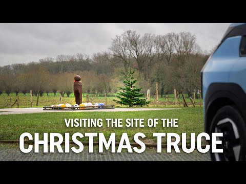 Remembering the 1914 Christmas Truce (in a Kia EV3)