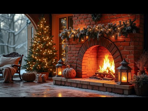 Cozy Fireplace 🔥 Fireplace Ambiance with Gentle Crackling Sounds for Relax