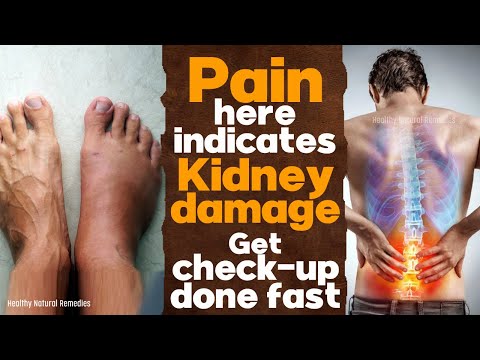 Before kidney damage, pain starts in these 5 parts. Get check-up done fast. kidney failure symptoms