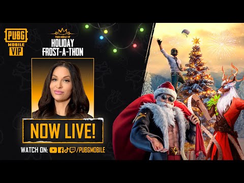 PUBG MOBILE VIP Holiday Frost-a-Thon: Santa's Shield w/ @BellaFoxGaming!