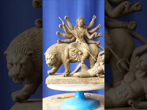 Maa Durga murti making with clay 2024 new model