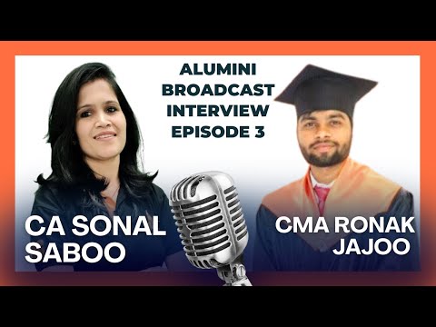 CMA Ronak Jajoo | DCC Alumini Broadcast Episode 3 | Rankers Interview CMA |