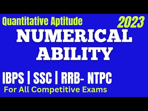 @MYEXAMCOACHING #ibps #quantitativeaptitude #ssc #rrb  NUMERICAL ABILITY