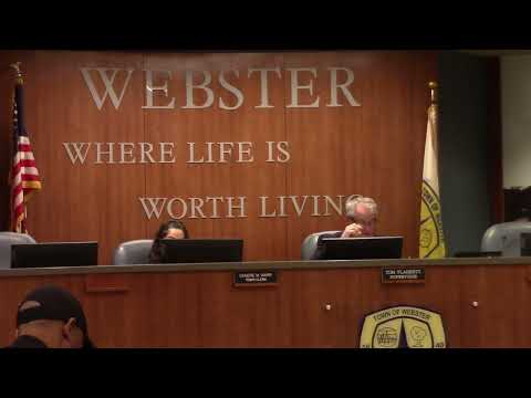 November 7, 2024 Webster Town Board Workshop Meeting - ARPA Covid Funds Update