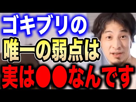 【ひろゆき】ゴキブリって実は●●が弱点なんですよね。暖かくなってくるとGも動き出すので対策方法を伝授します【切り抜き 論破 害虫駆除業者 ブラックキャップ バルサン 閲覧注意 hiroyuki】