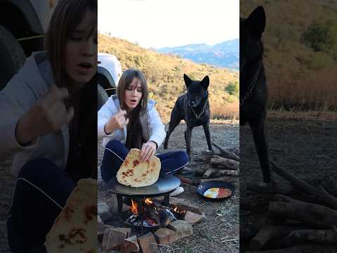 Campfire Dinner Mountain Style | SOLO CAMPING in Andalusia  #outdoorcooking #campfirecooking