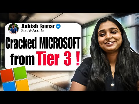 How She Mastered DSA and Cracked Microsoft Off-Campus | Tier-3 to Microsoft🔥