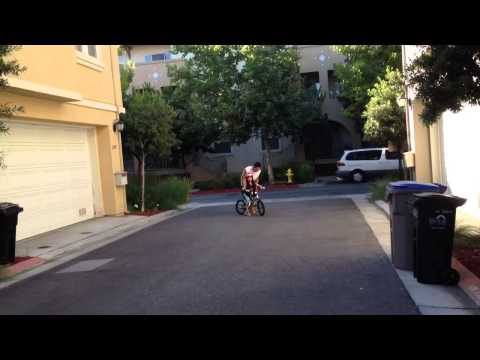 Maile's 1st time on a bike